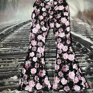 Stretchy bell bottom pants